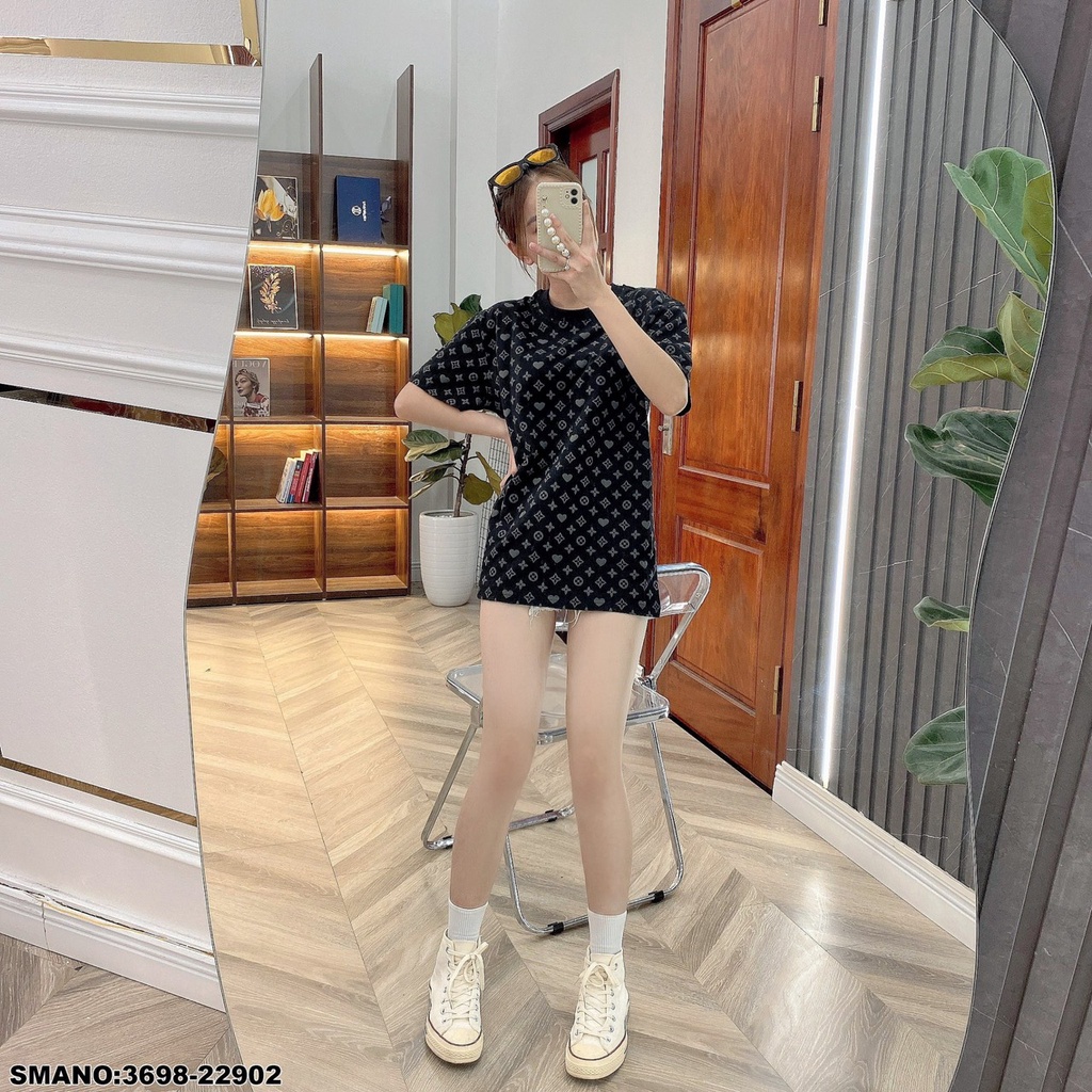 Áo phông nữ LV nhiều hoạ tiết sang chảnh - Áo thun nữ mới nhất