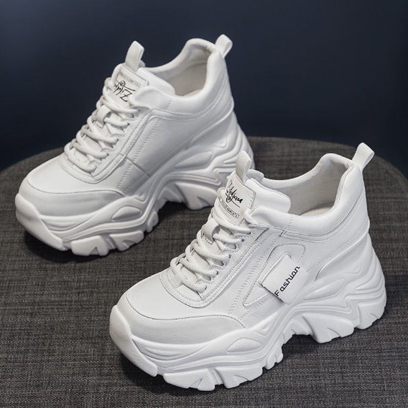 🎀 Giày Thể Thao Đế Dày Tăng Chiều Cao Phong Cách Mới   Cho Nữ