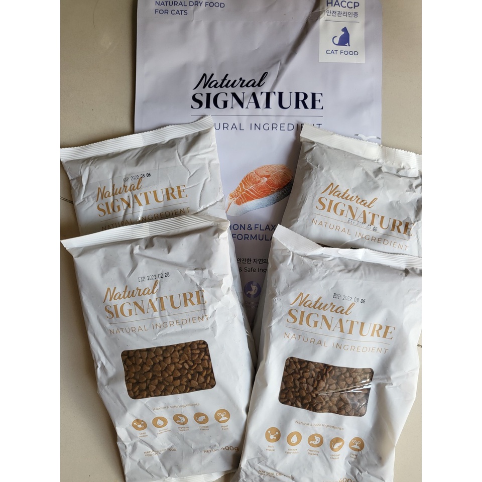 [RẺ VÔ ĐỐI] Thức ăn hạt hữu cơ cho mèo Natural Signature 4,8kg