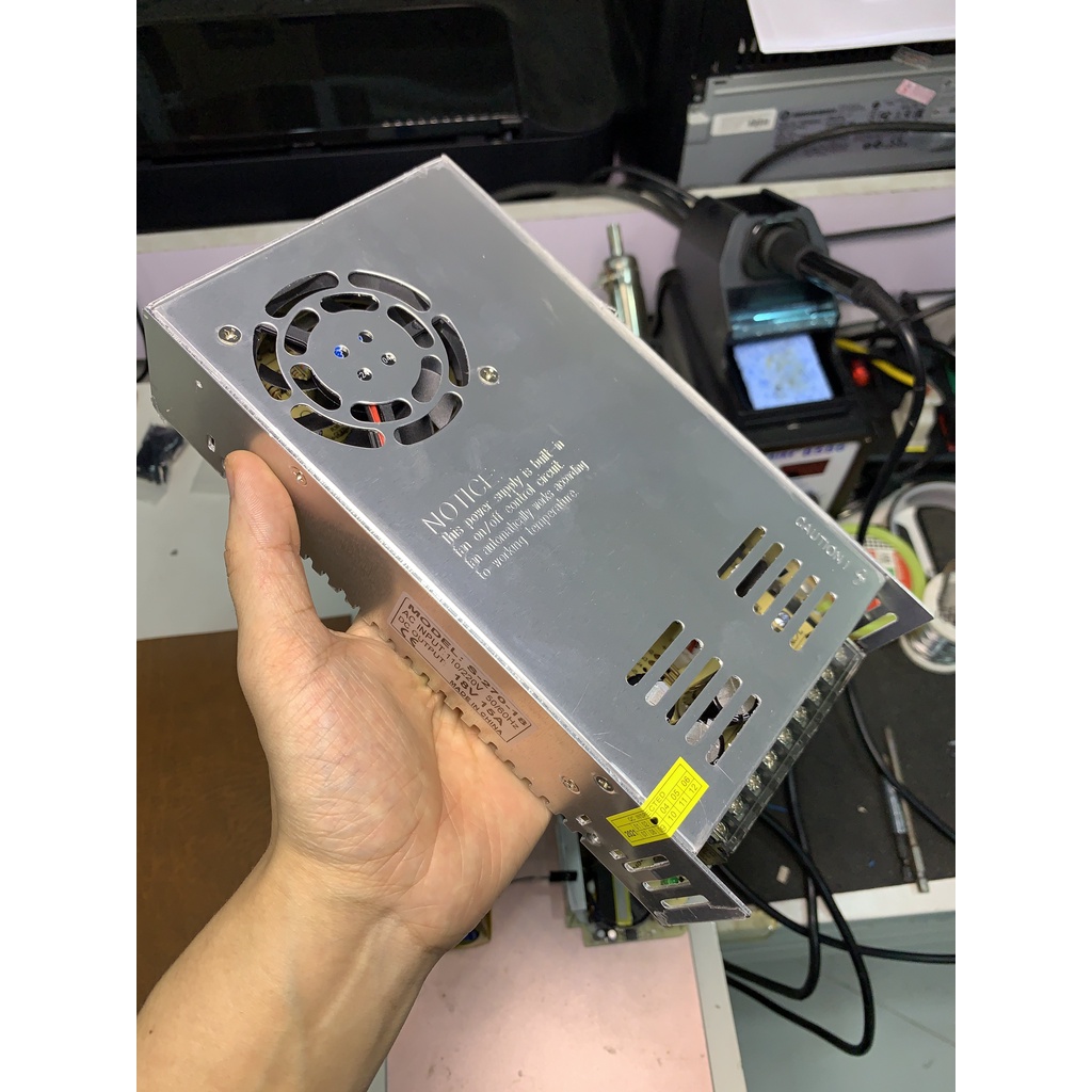 Nguồn Tổ Ong - Nguồn 18v 15a điều chỉnh từ 17v đến 27v đa năng
