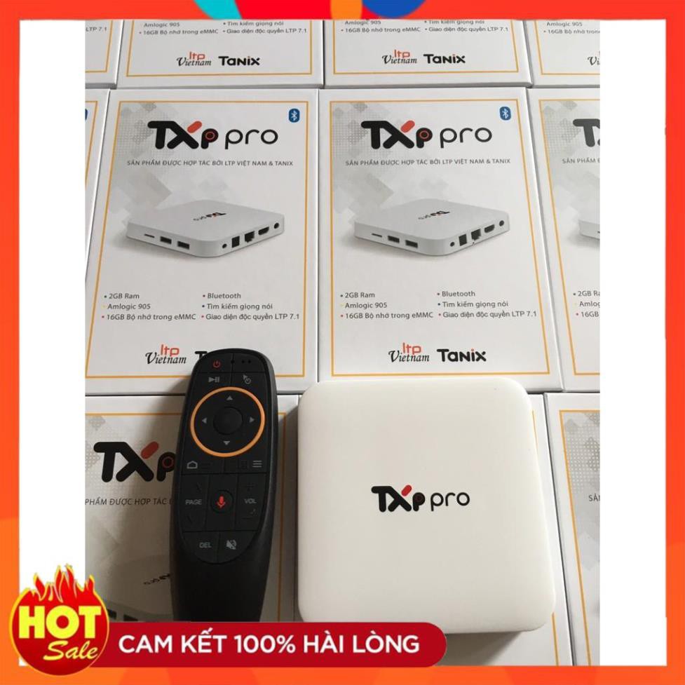 [Hàng Xịn] TXP Pro Đầu androidbox Ram 2GB - Truyền hình bản quyền VTV