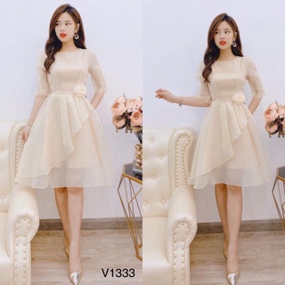 Váy be xòe thắt nơ lưng