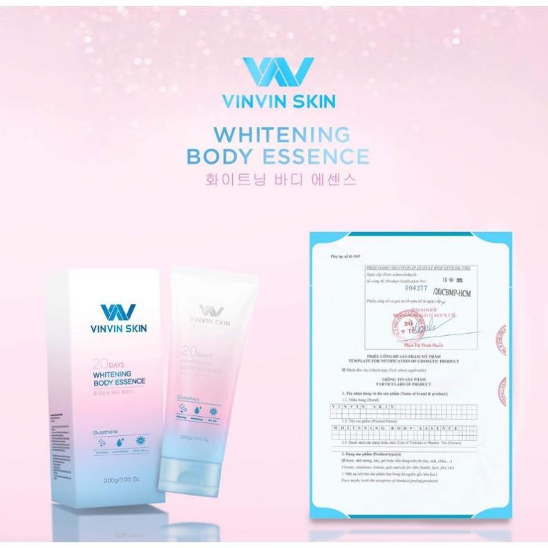[Chính Hãng] Kem Body Truyền Trắng  VinVin Skin 200g