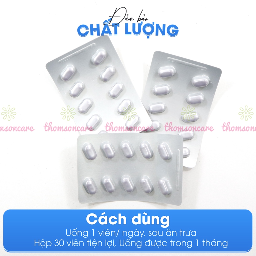 Viên uống bổ sung sắt, Folic acid hữu cơ Hematoferol cùng với các dưỡng chất cả cho mẹ và bé - Nhập Khẩu Châu Âu Hộp 30v