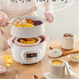 NỒI HẦM CÁCH THUỶ ĐA NĂNG BEAR 1.6L VÀ 0.5L KÈM LỒNG HẤP/ TỬ SA