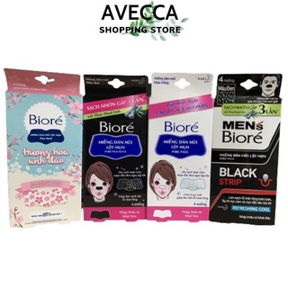 Miếng Dán Lột Mụn Mũi Biore Cleansing Nose (4 miếng)