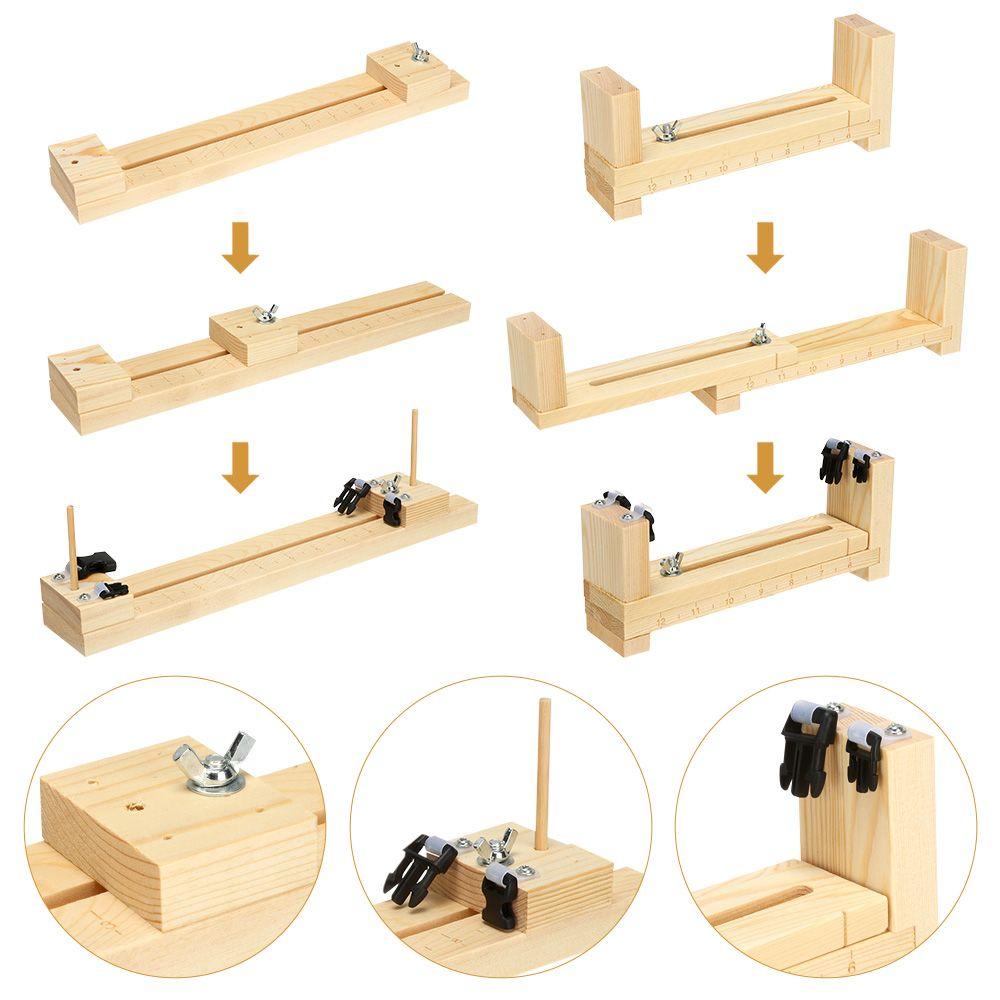 Dụng Cụ Đan Vòng Tay Paracord Bằng Gỗ DIY