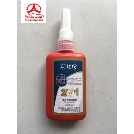 Keo dán khoá ốc 271 - lọ 50ml