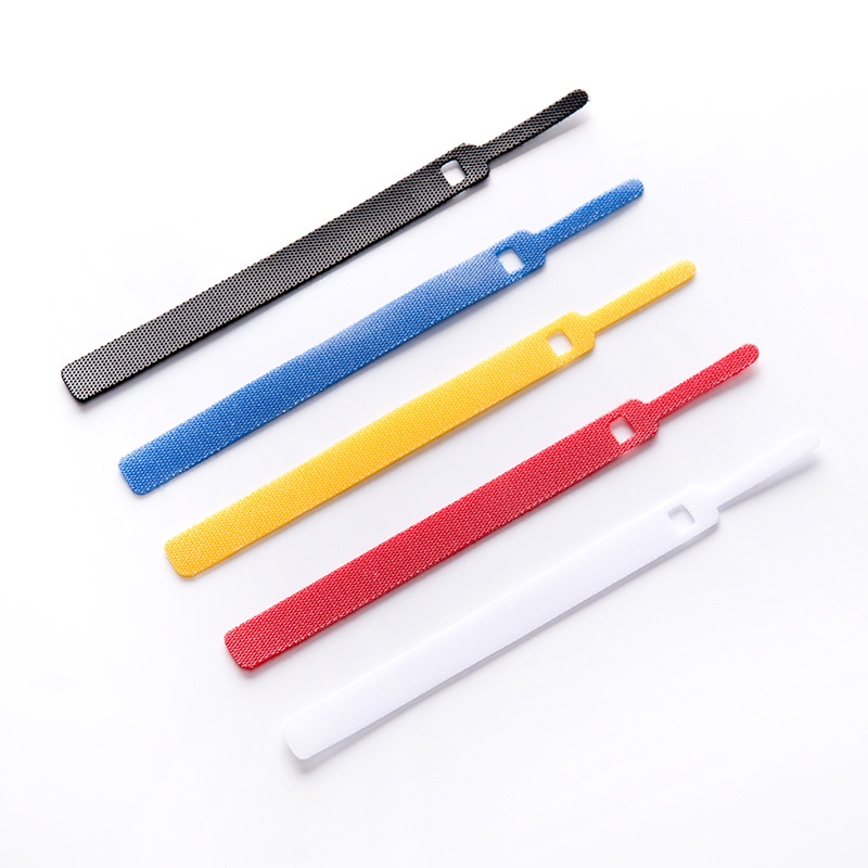 Dây Buộc Cáp Dữ Liệu Bằng Nylon Tái Sử Dụng Nhiều Màu Sắc Tiện Lợi