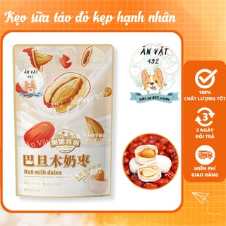 Kẹo sữa táo đỏ kẹp hạnh nhân - ăn vặt 492