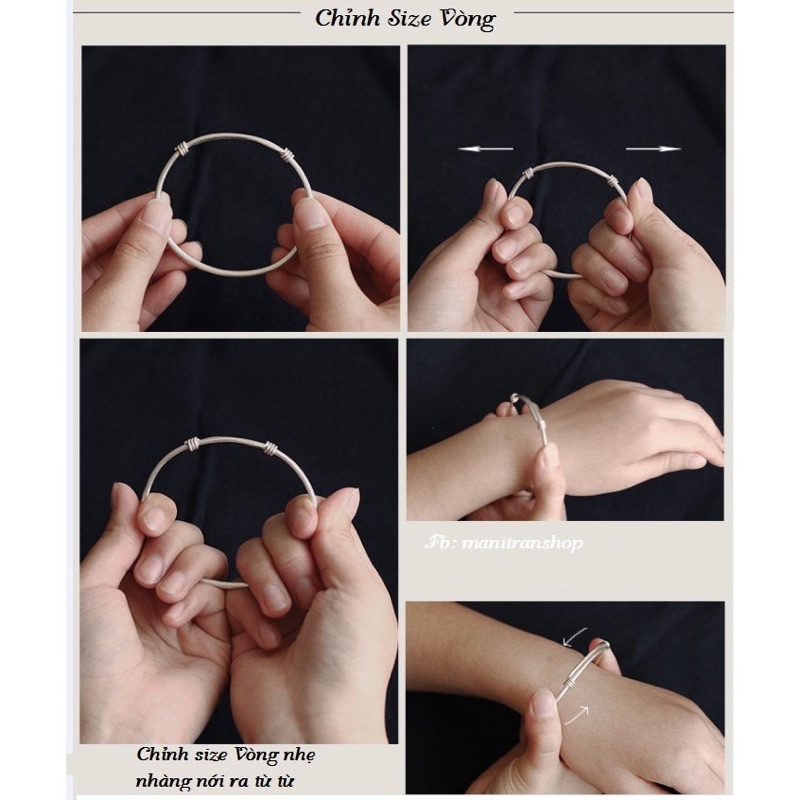 Vòng Bạc S925 được chế tác thủ công ChiangMai - Thailand