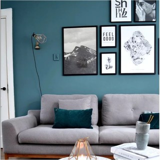 Decal dán tường một màu xanh dương đậm nhám có keo sẵn - khổ rộng 0.45m (giá bán 1 mét)