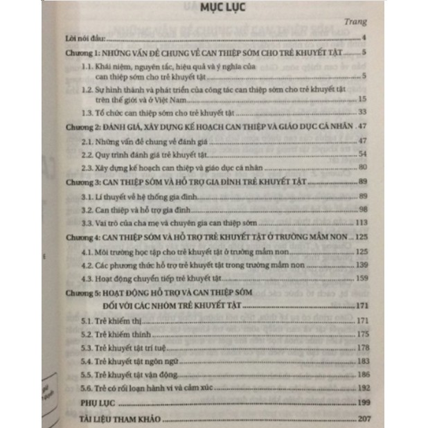 Sách Giáo trình Can thiệp sớm cho trẻ khuyết tật