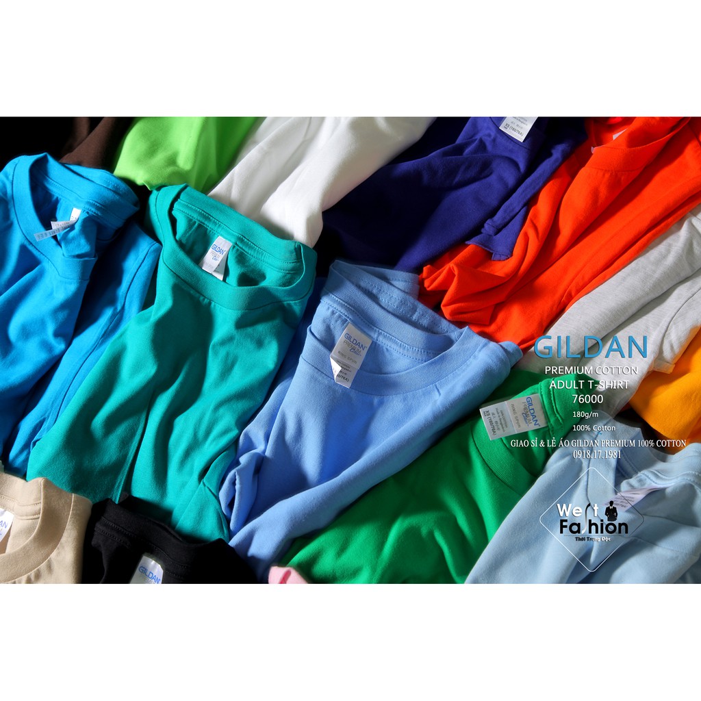 Áo Phông Gildan Premium Made in Bangladesh