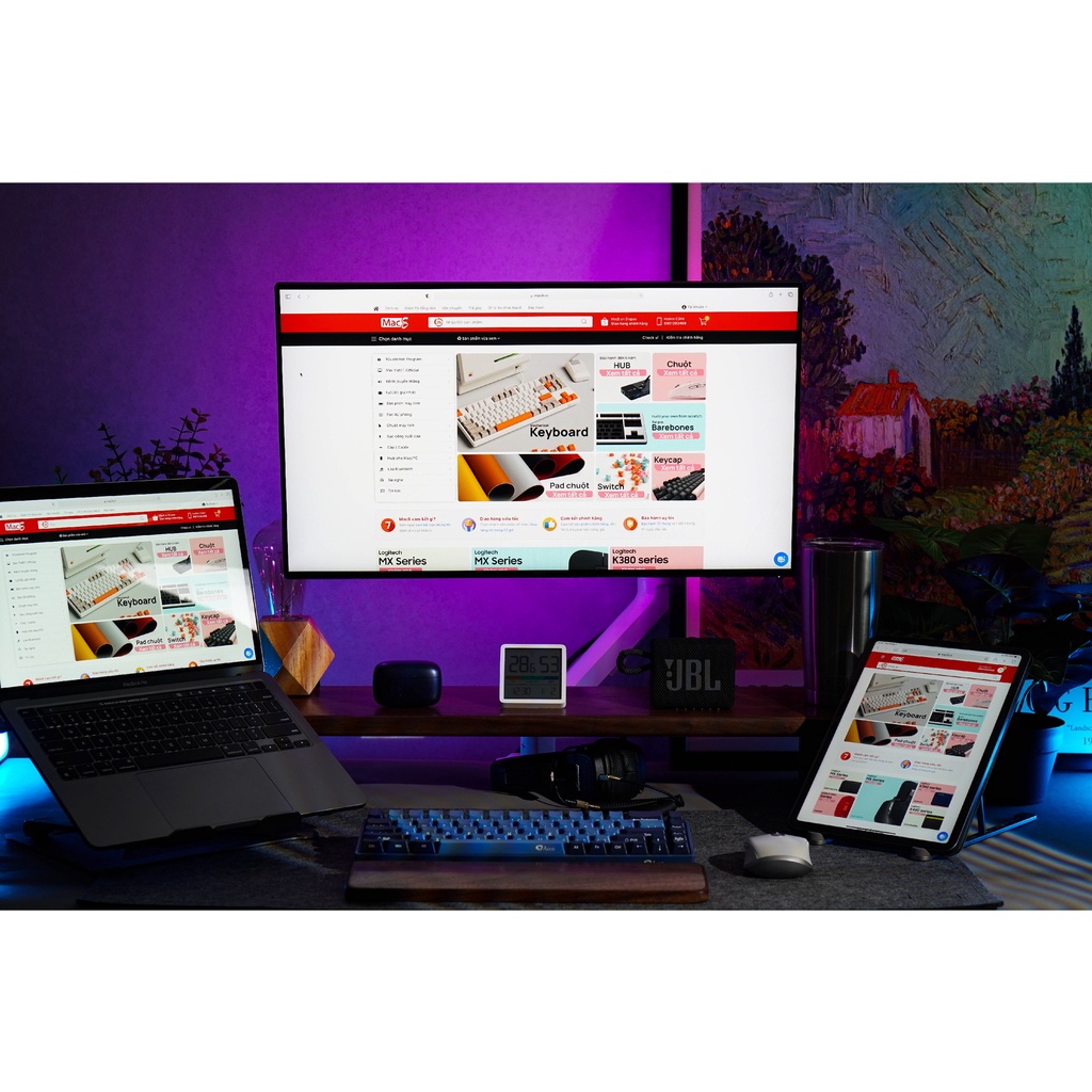 Giá treo màn hình máy tính Human Motion T6 | BigBuy360 - bigbuy360.vn