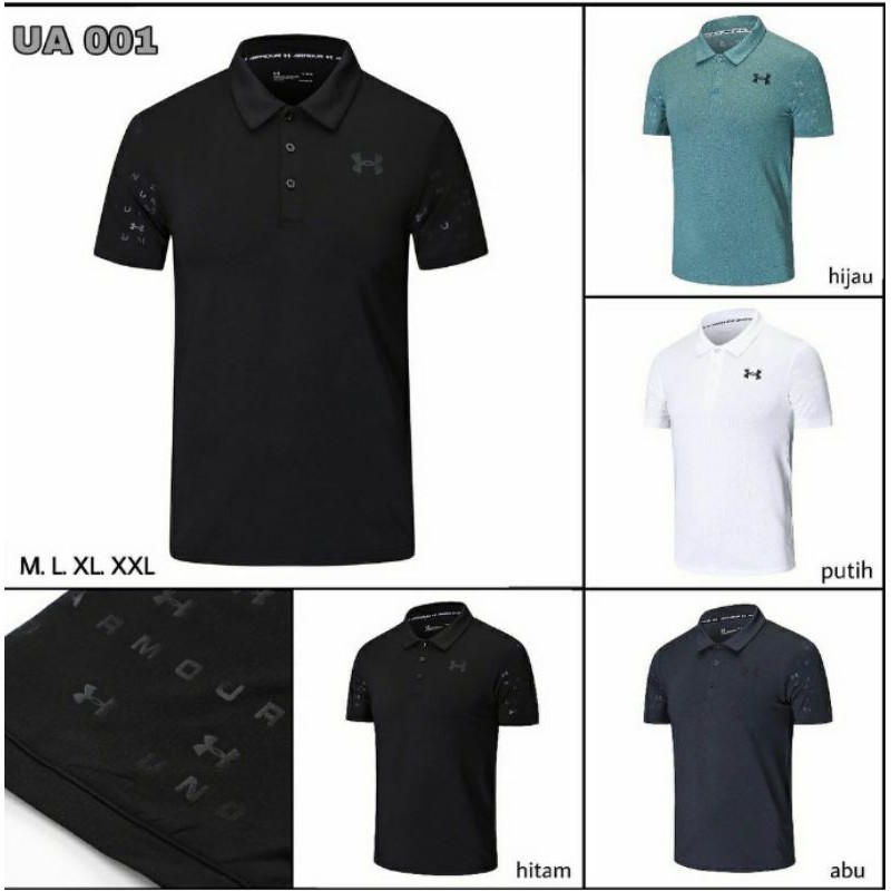 UNDER ARMOUR Áo Thun Polo Ngắn Tay In Họa Tiết Cá Tính Chất Lượng