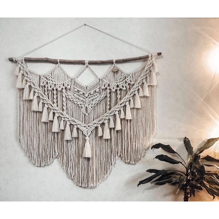 BIG SIZE Mành macrame triple