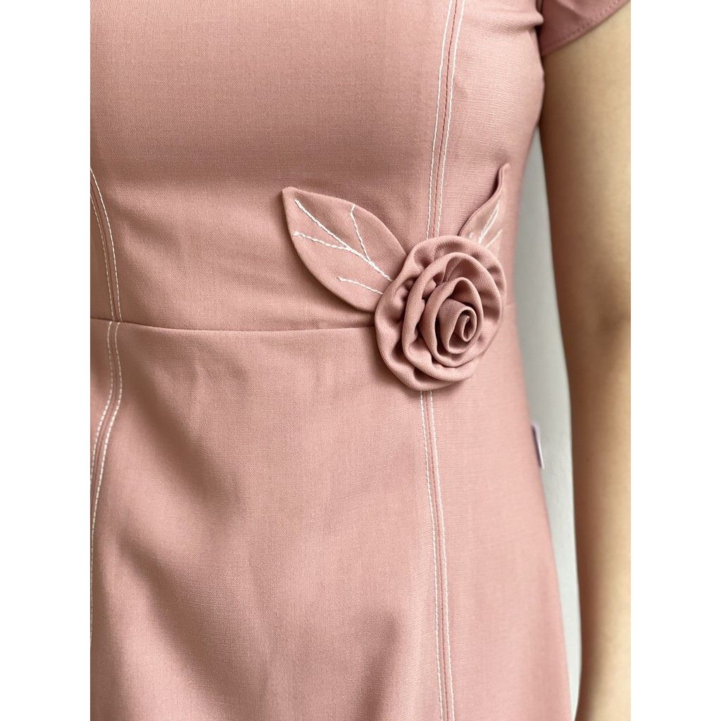 Đầm công sở dáng suông Basic phù hợp nhiều lứa tuôi Emvy K39 | BigBuy360 - bigbuy360.vn