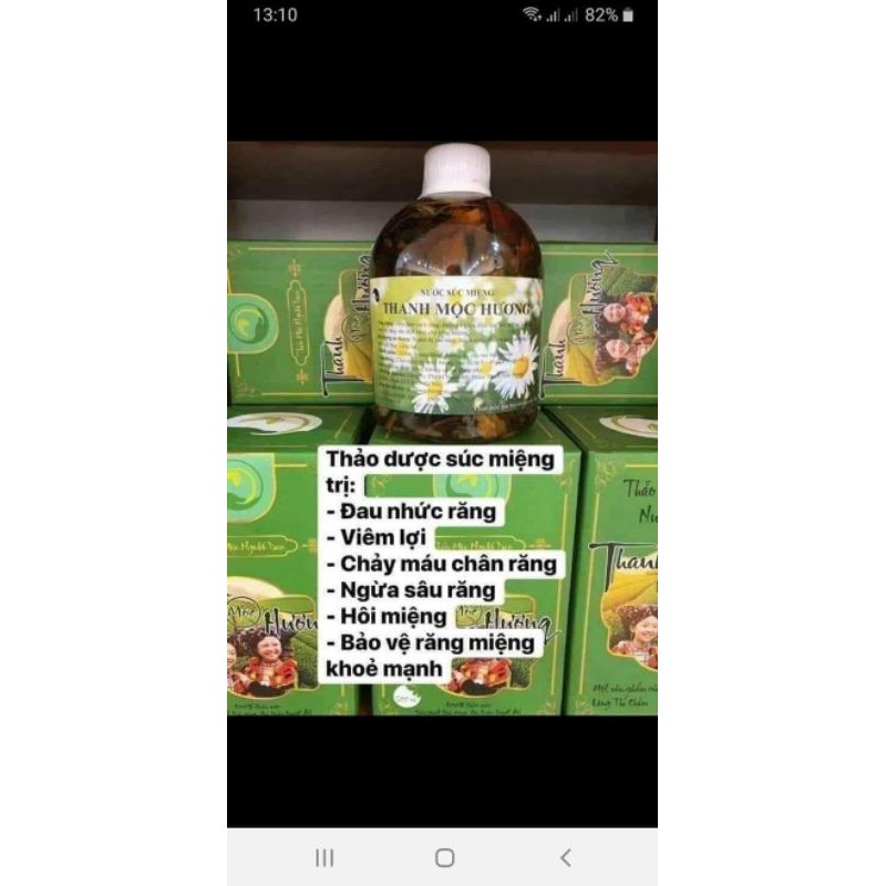 Nước súc miệng phòng ngừa sâu răng Dân tộc Dao - TMH