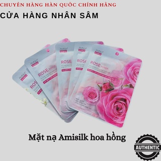 Mặt Nạ Dưỡng Da Hoa Hồng Rose Mask Amisilk Korea - 1 miếng