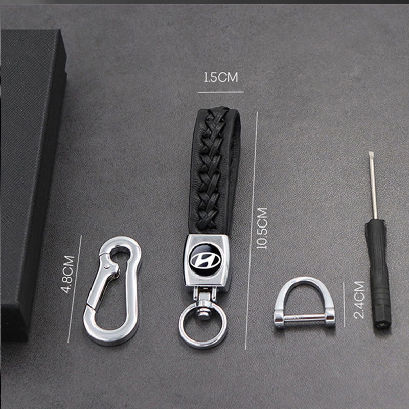 (Hàng Mới Về) Móc Khóa Xe Hơi Hyundai Có Thể Điều Chỉnh Tiện Lợi