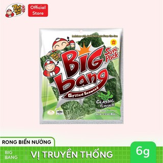 Snack Rong Biển Bigbang Taokaenoi Màu Xanh - Gói 6g