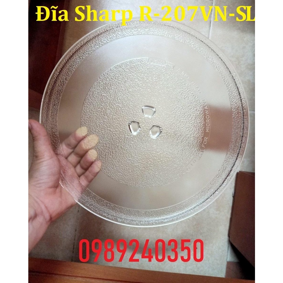 Đĩa quay lò vi sóng Sharp R-207VN-SL 20 lít chính hãng