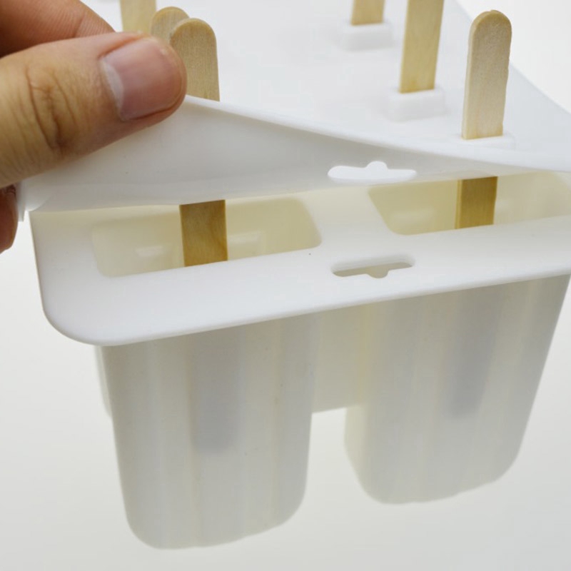 Bộ 10 khuôn Làm Kem Que Chất Liệu Silicone