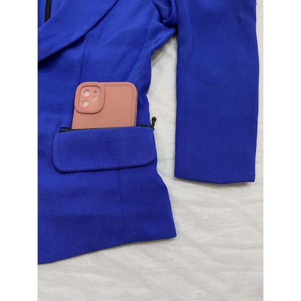 Áo vest xanh phối dây kéo túi Ninomaxx (S, M, XL) - Thanh lý vnxk