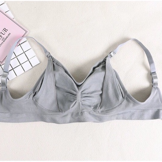Áo lót bầu chống sệ mặc bầu và cho con bú , chất liệu cotton co giãn 4 chiều, có mở cho bé ti, có thể điều chỉnh dây áo