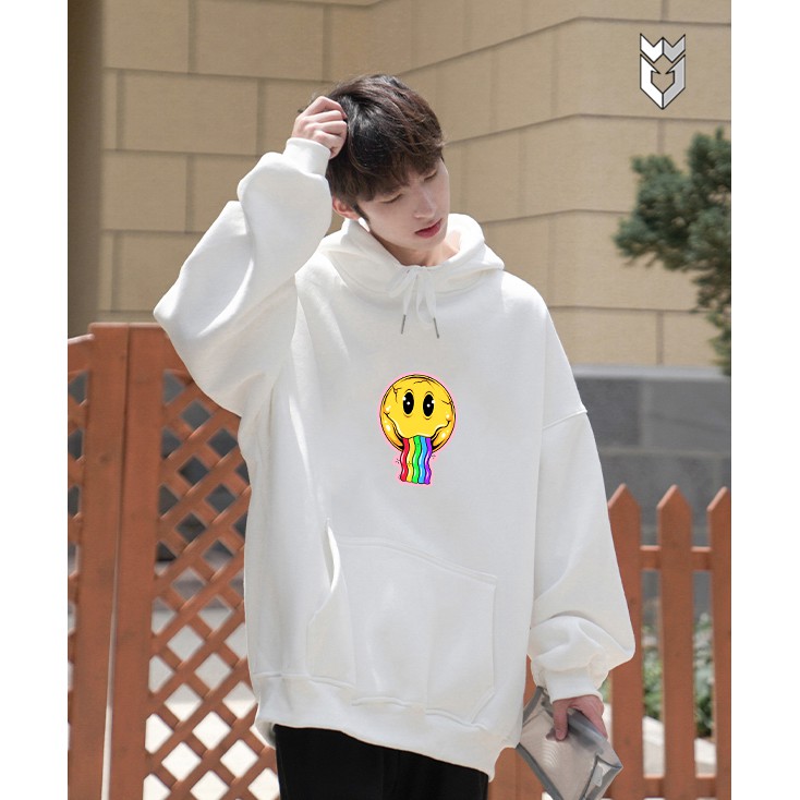 Áo hoodie vải nỉ dài tay Smile Stick nam nữ form rộng - GW Shop | BigBuy360 - bigbuy360.vn