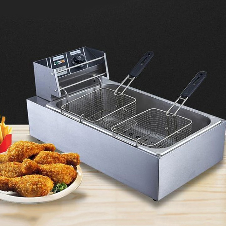 [Mã ELHADEV giảm 4% đơn 300K] Bếp chiên nhúng dung tích 12L, Inox dày dặn chắc chắn