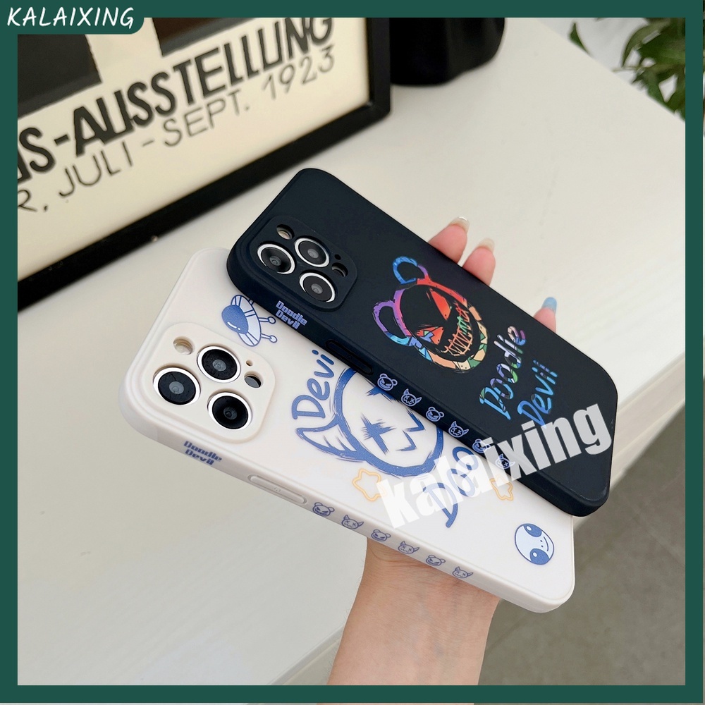 Ốp Điện Thoại Mềm Hình Ác Quỷ Cho iPhone 6 6s 7 8 7plus 8plus 6plus 14 / 13 / 12 / 11 Pro Max 13mini 12mini X Xs Max Xr