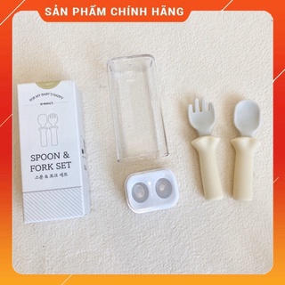 Set thìa dĩa SIlicone Bluemama nội đìa Hàn