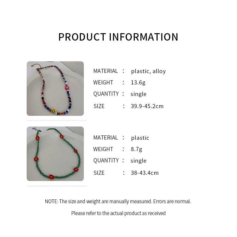 DREJEW Dây chuyền mặt tnhiều màu dễ thương ngọt ngào thời trang cho nữ