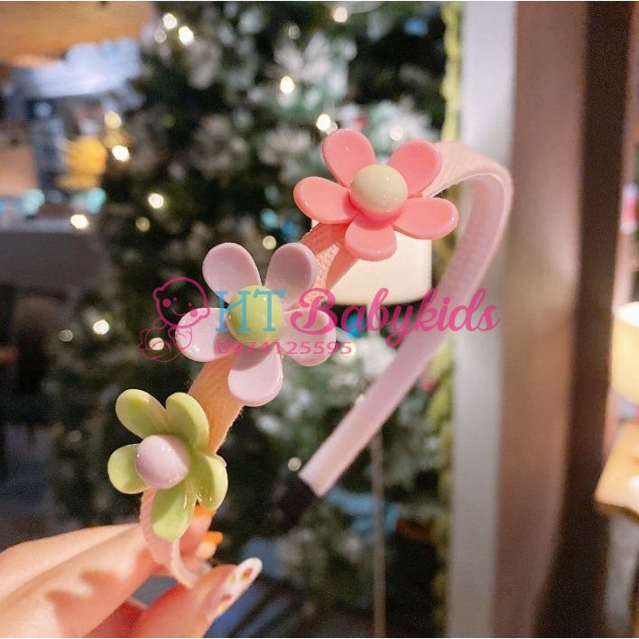 [FLASH SALE] Băng Đô Bờm Cài Tóc 3D Phong Cách Hàn Quốc Tiểu Thư Cho Bé Gái