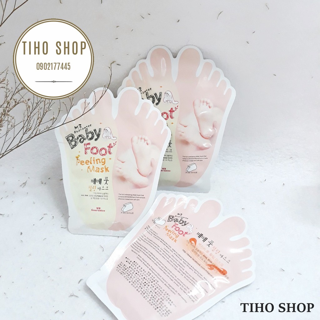 Mặt Nạ Ủ Chân MB Guarantee Baby Foot Peeling Mask Thái Lan