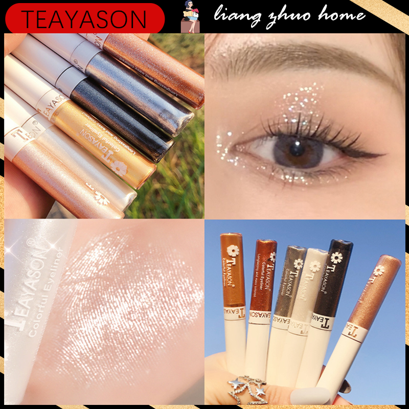(Hàng Mới Về) Phấn Mắt Dạng Lỏng Màu Kim Tuyến Lấp Lánh Thương Hiệu Teayason