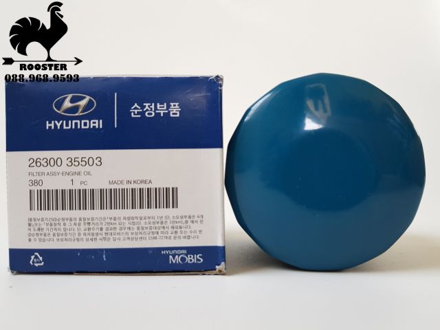 [Sỉ-Lẻ] Lọc nhớt, lọc dầu động cơ xe K3, Cerato, Elantra, Avante, Tucson, Rio.....(Mã:2630035503/2630035504/2630035505)