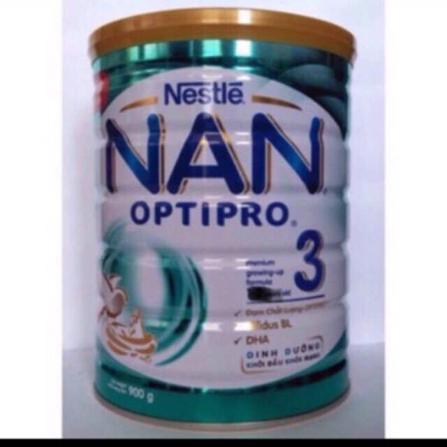 Sữa Nan optipro gro 3 900g cho trẻ 1- 2 tuổi.