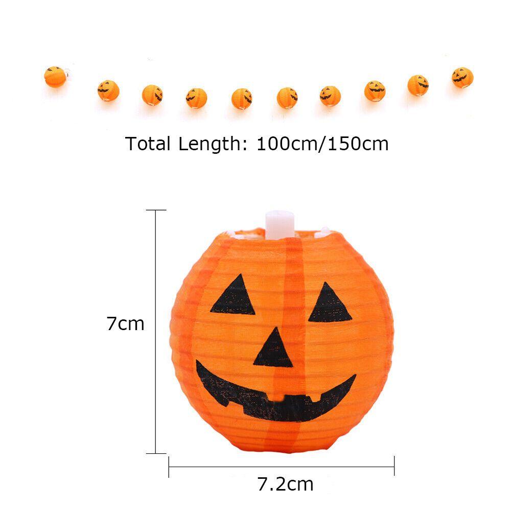 SUENIN 10 Đèn Lồng Led Hình Quả Bí Ngô Trang Trí Halloween