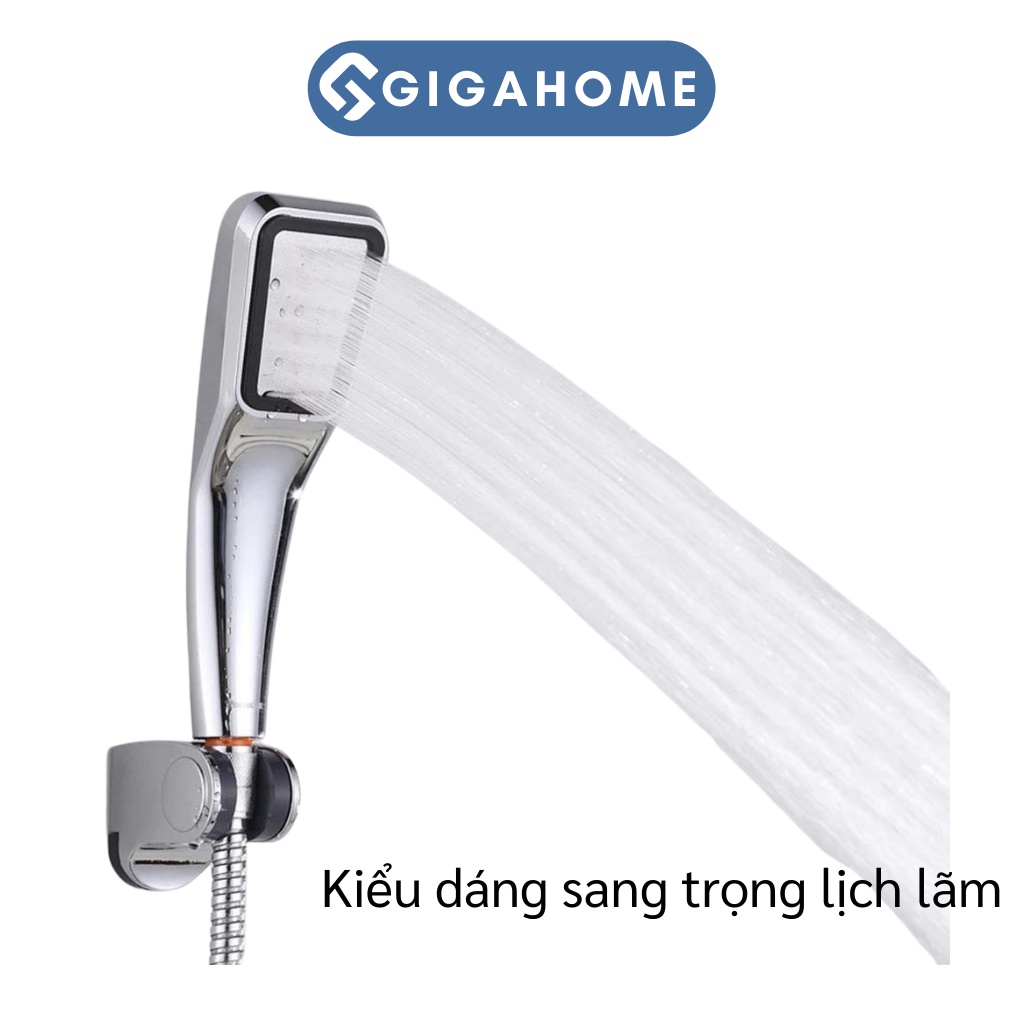 Đầu Vòi Sen, Tay Sen Hình Vuông GIGAHOME Tăng Áp Lên Đến 400%, Tiết Kiệm Nước 6052