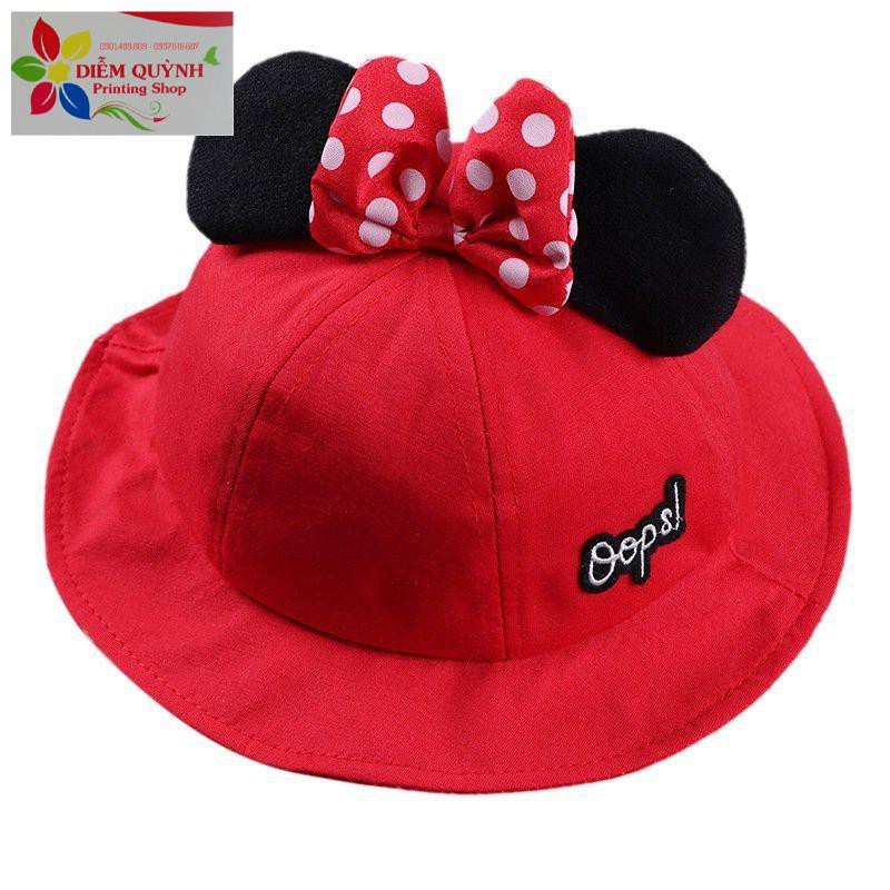 Nón tai bèo Mickey cho bé gái từ 3 đến 5 tuổi