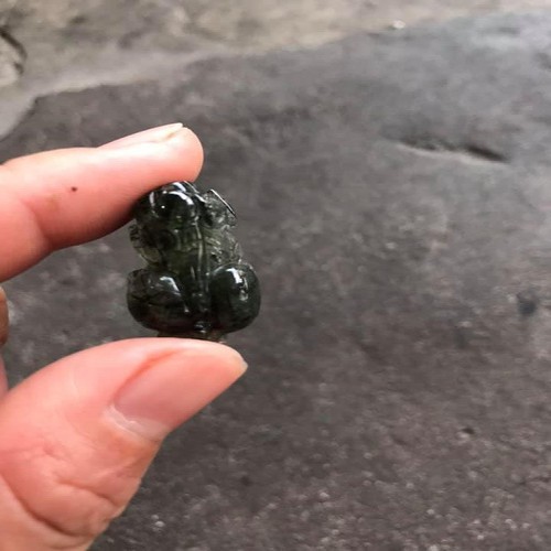 MẶT DÂY CHUYỀN TỲ HƯU XANH THIÊN NHIÊN