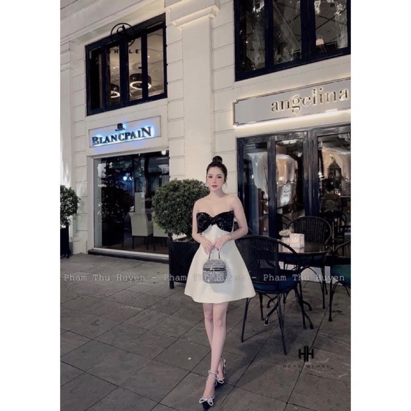 Váy tacta nơ kim sa sang chảnh