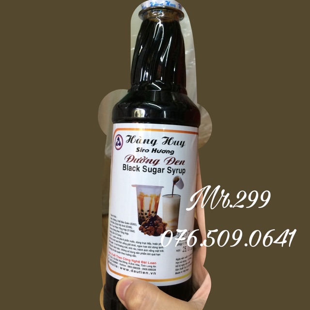 Siro Đường Đen Hàng Huy chai 650ML