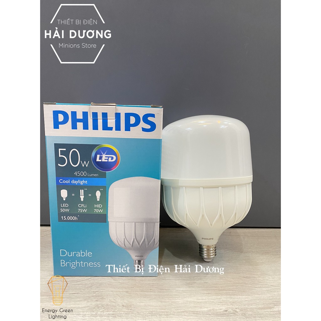 Bóng đèn Philips 50w LED TForce core HB - Đèn Led trụ Siêu sáng Bảo vệ mắt
