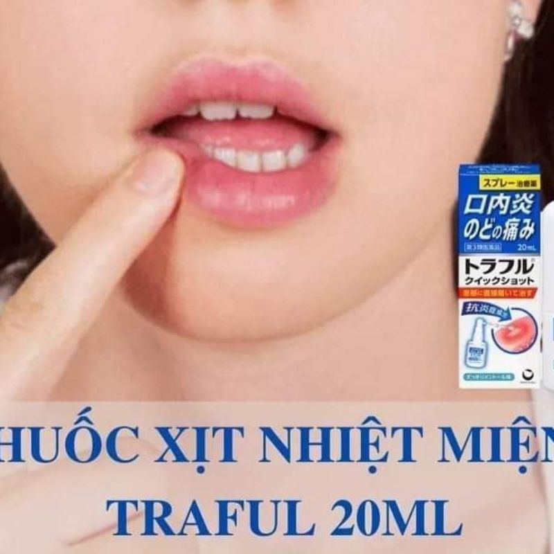 Xịt nhiệt miệng Traful Nhật Bản chai 20ml, Moon Store 9999