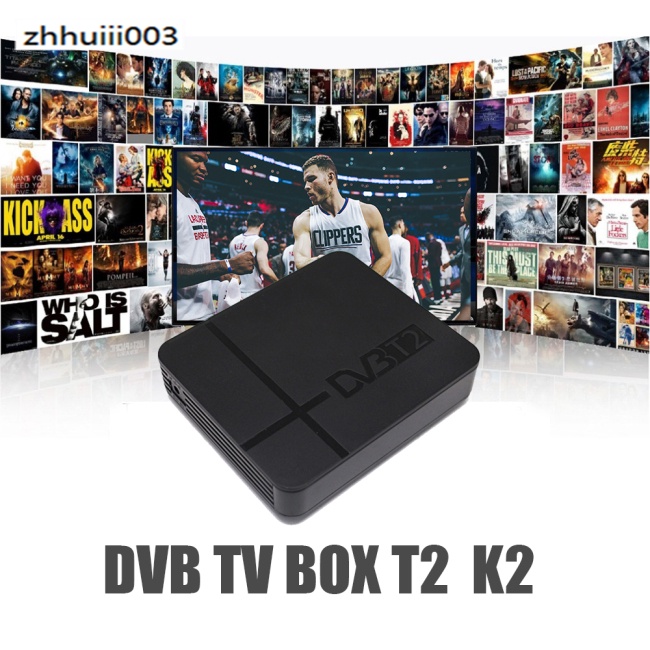 Bộ Thu TV Kỹ Thuật Số ZHIHUI DVB-T2 K2 HD Hỗ Trợ Youtube FTA H.264 MPEG-2/4 PVR TV FULL HD 1080P