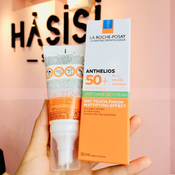 Kem Chống Nắng Giúp Giảm Bóng Nhờn Và Bảo Vệ Da LA ROCHE - Anthelios Anti-shine Gel-Cream SPF50+ 50ml